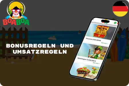 Umsatzregeln für den BoaBoa Casino Bonus